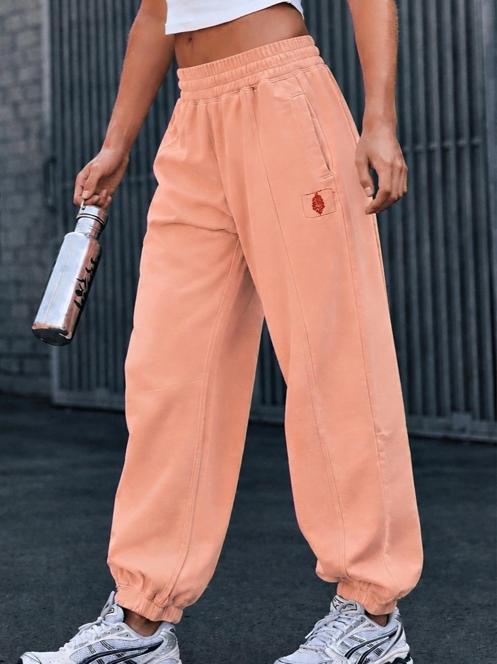 Free People Movement Peach Jogger Sweatpants Size S